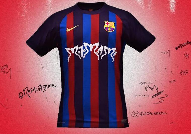 El Barcelona llevará el logo de Rosalía en su camiseta durante el Clásico