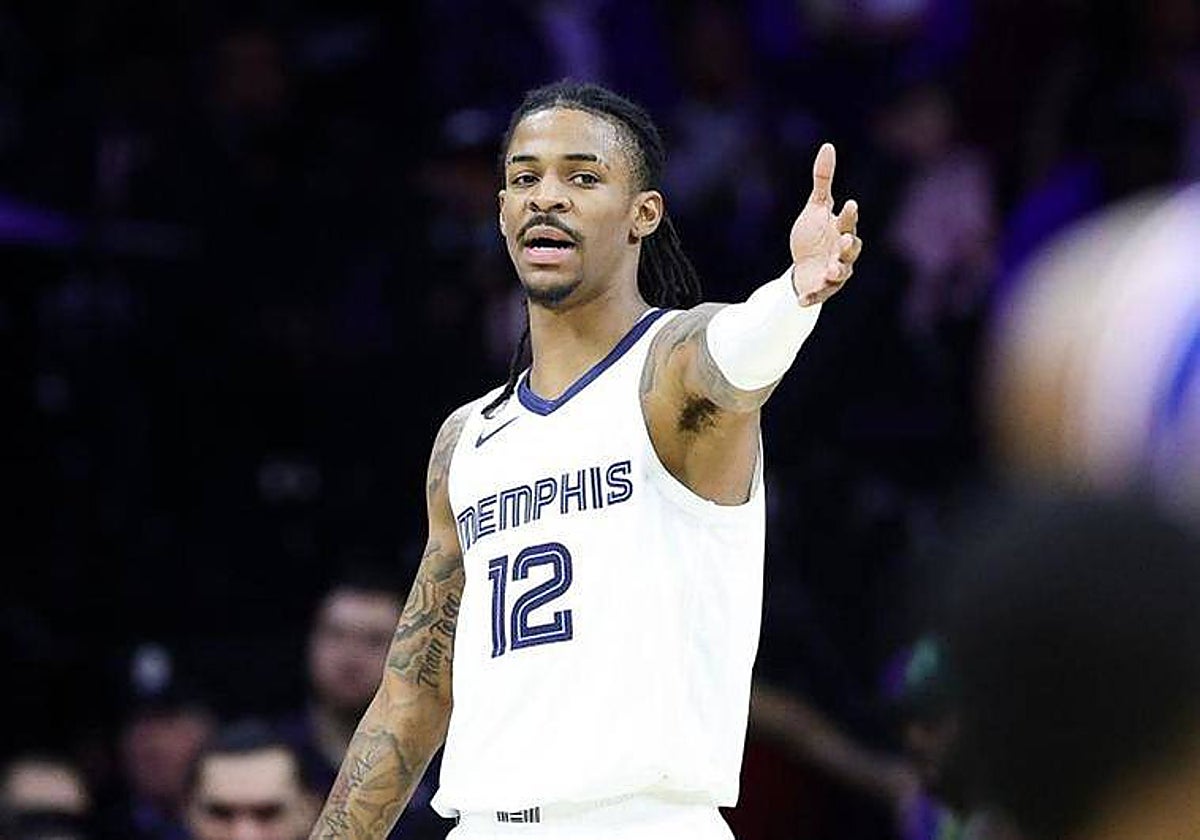 Morant, en uno de sus últimos partidos con los Grizzlies