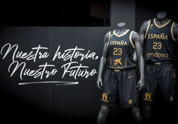 Ondular Experto Resbaladizo Los secretos de la camiseta negra del centenario del baloncesto español