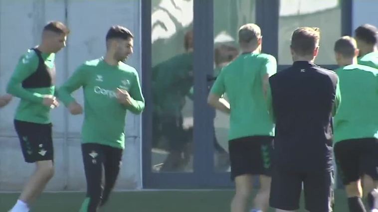 El Real Betis prepara el partido contra el United en la Europa League