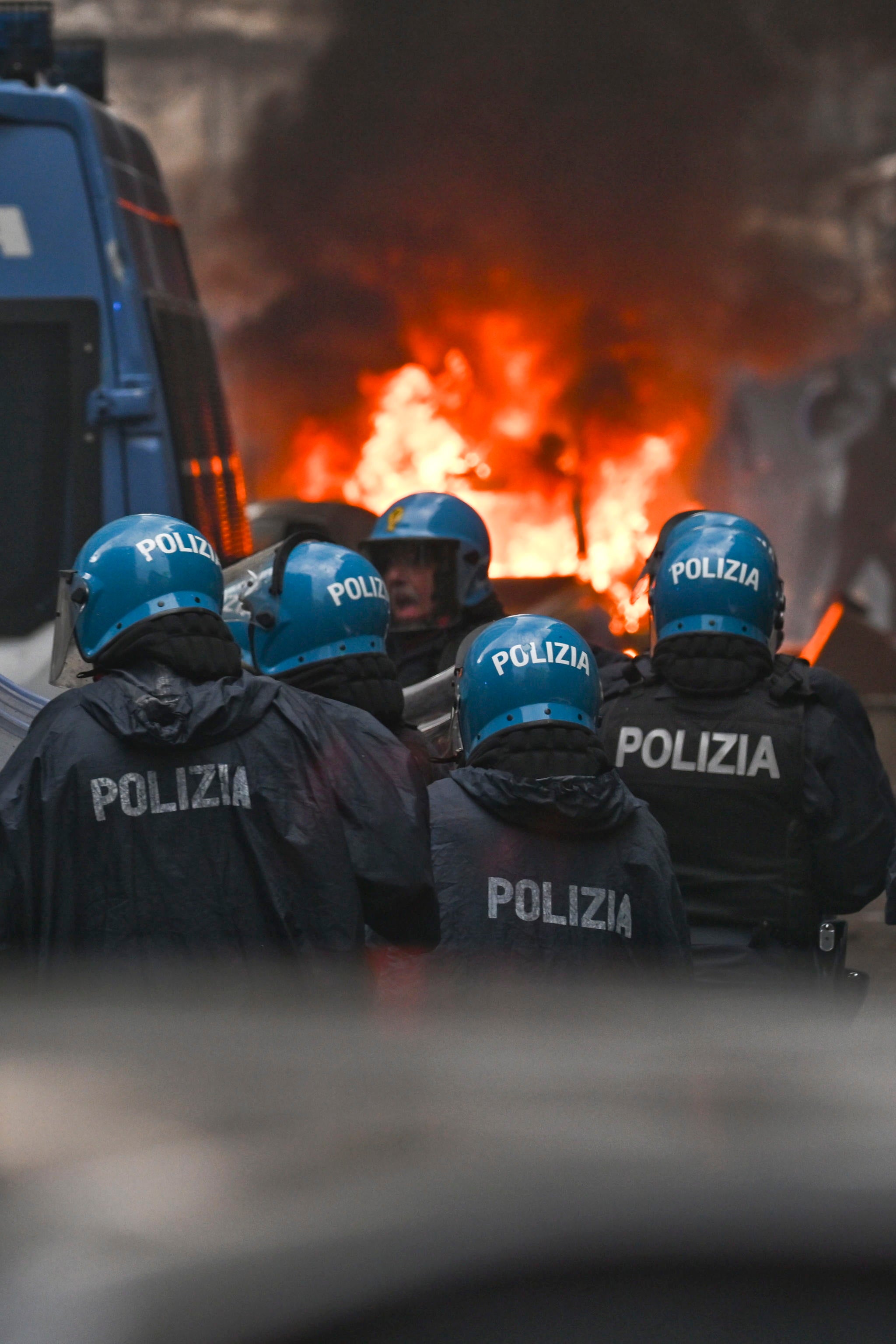 Graves incidentes en la previa del Nápoles - Eintracht
