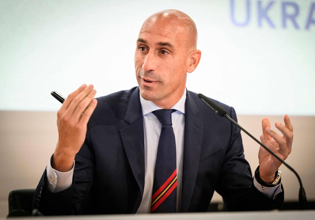 Luis Rubiales, presidente de la RFEF