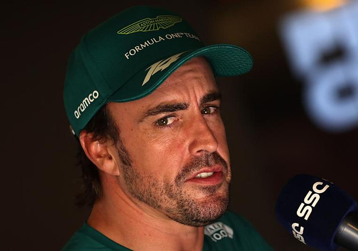 Fernando Alonso, protagonista en el circuito de Jeddah