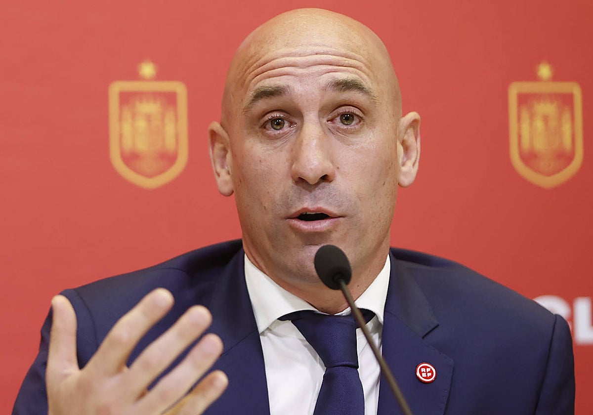 Luis Rubiales, presidente de la Real Federación Española de Fútbol