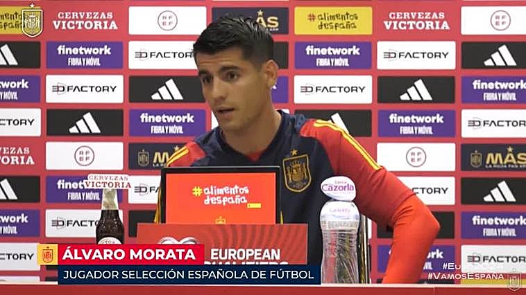 Morata: "Ser capitán de la selección es un orgullo increíble"
