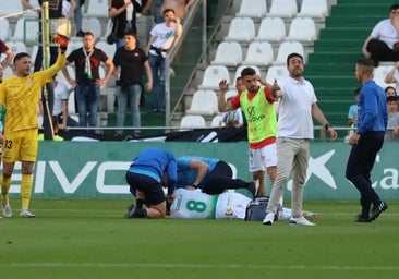 Suspendido el Córdoba-Racing de Ferrol por el desplome de Gudelj en mitad del partido