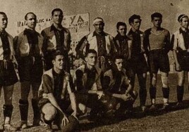 El equipo del Levante que ganó la Copa España Libre en 1937