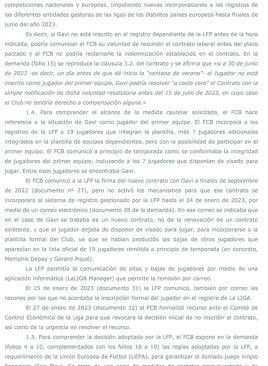 Imagen - En el contrato de renovación Gavi y el Barça firmaron que el jugador será libre si el club no logra inscribirle