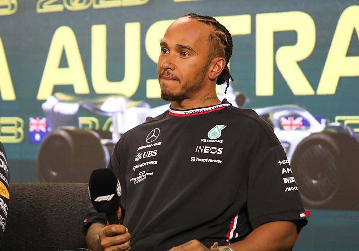 Hamilton, ante la prensa