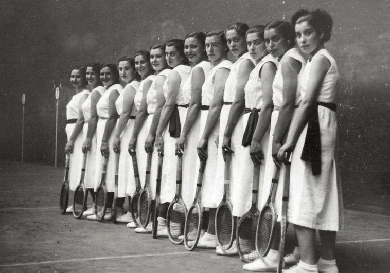 Las raquetistas, estrellas pioneras del deporte femenino