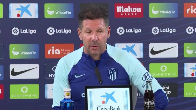 Simeone: "Estamos en este momento importante gracias a la gente que compite esperando"