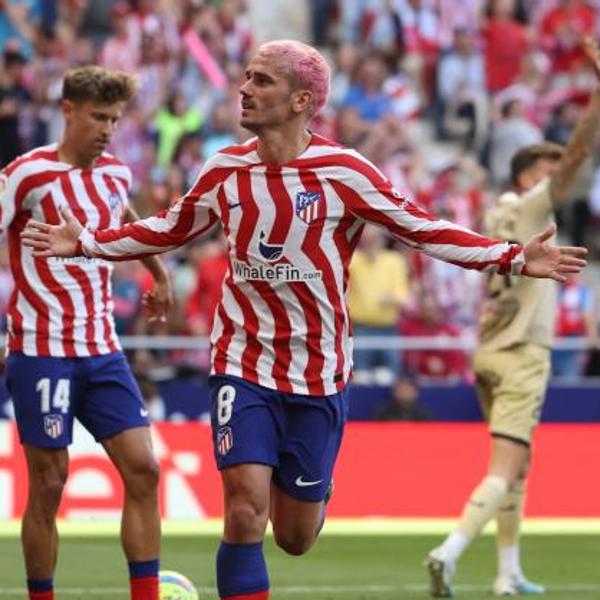Un doblete de Griezmann mantiene la racha del Atlético