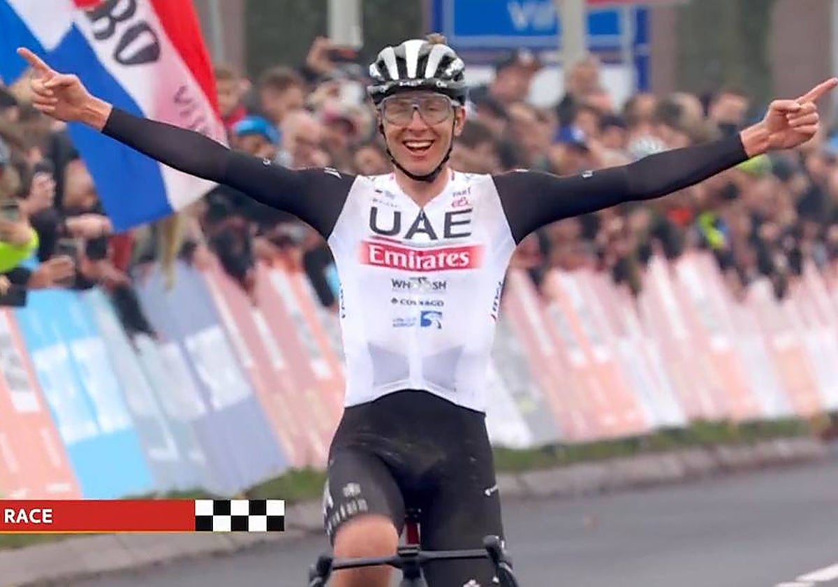 Tadej Pogacar, vencedor de la Amstel Gold Race