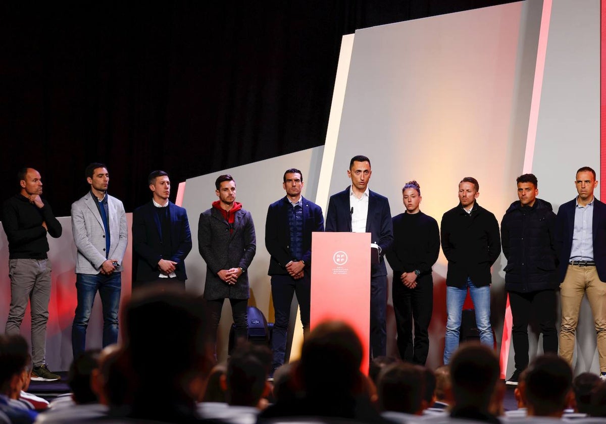 Los árbitros comparecieron en grupo tras estallar el caso Negreira