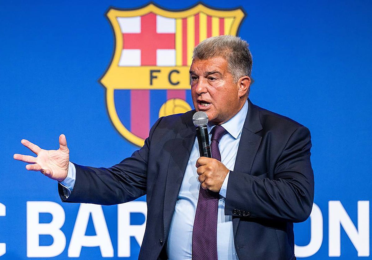 Joan Laporta hizo una encendida defensa de su club