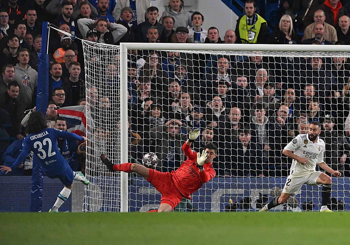 Courtois para lo imposible ante Cucurella