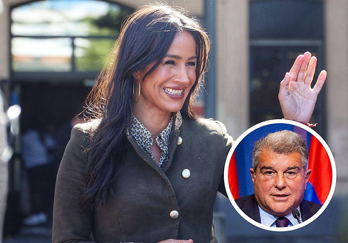 Begoña Villacís y Joan Laporta