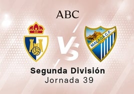 Ponferradina - Málaga, estadísticas del partido