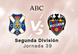 Tenerife - Levante en directo hoy: partido de la Liga SmartBank, jornada 39