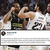 Llull: «Asumo mi responsabilidad por hacer esa dura falta que desencadenó el desastre»