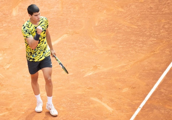Alcaraz, hoy como ayer, anula a Zverev en la Caja Mágica