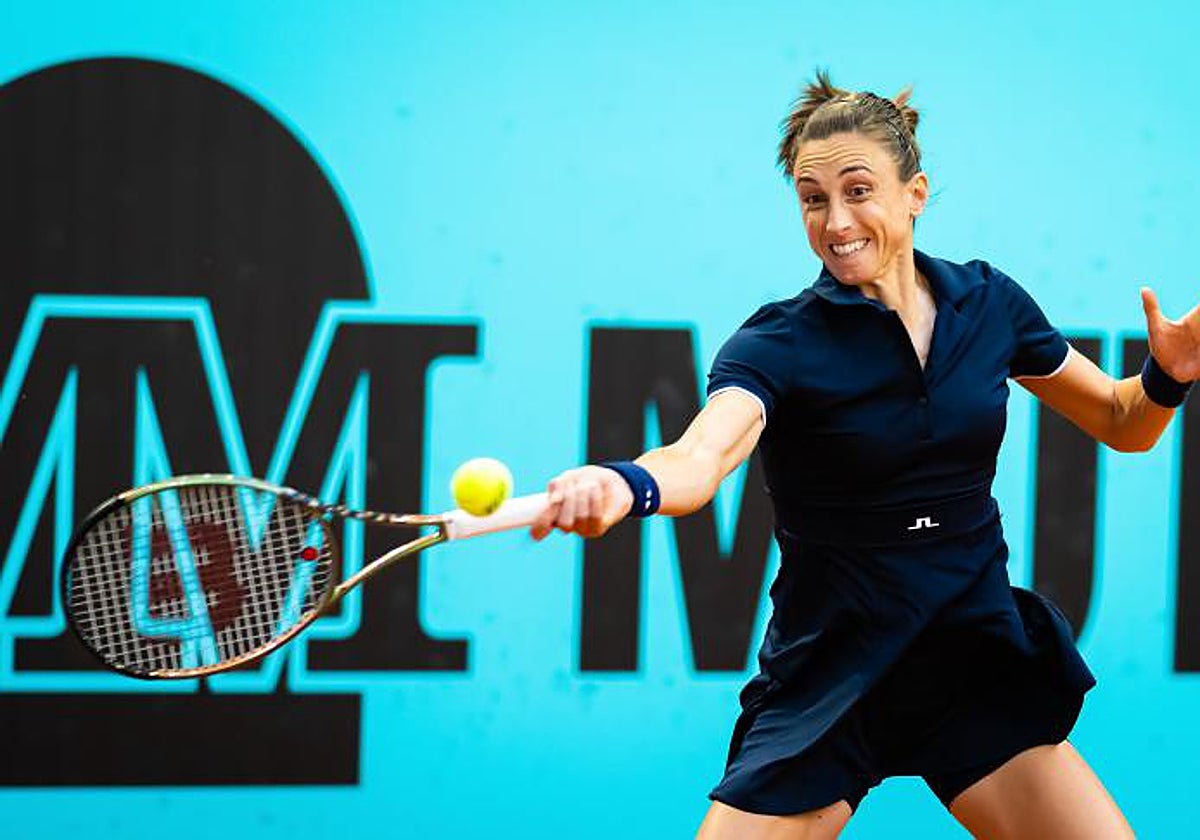 Petra Martic, durante su encuentro de octavos de final