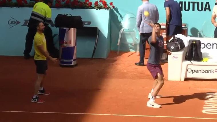 Alcaraz se prepara para su encuentro de cuartos de final contra Khachanov