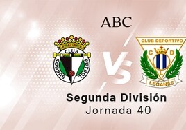 Burgos - Leganés en directo hoy: partido de la Liga SmartBank, jornada 40