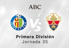 Getafe - Elche, estadísticas del partido
