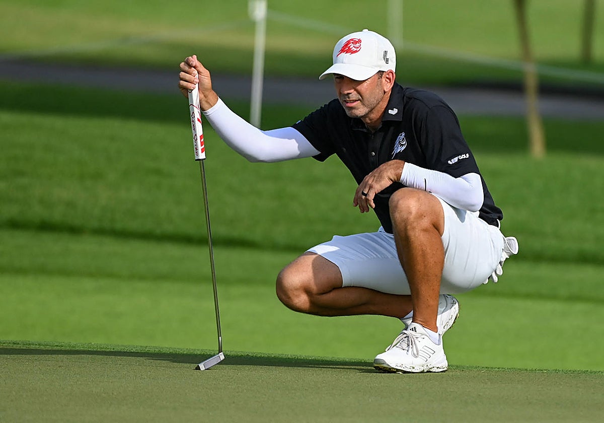 Sergio García, durante un torneo de esta temporada
