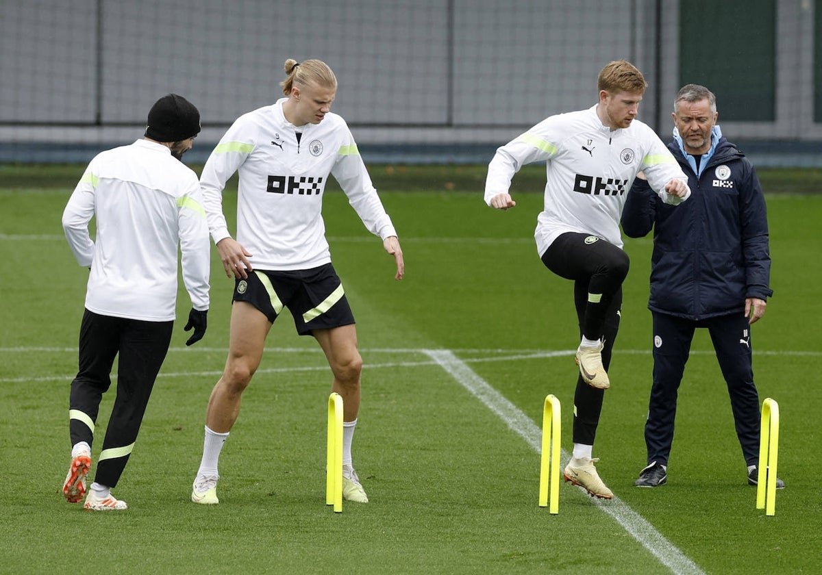 Entrenamiento del Manchester City