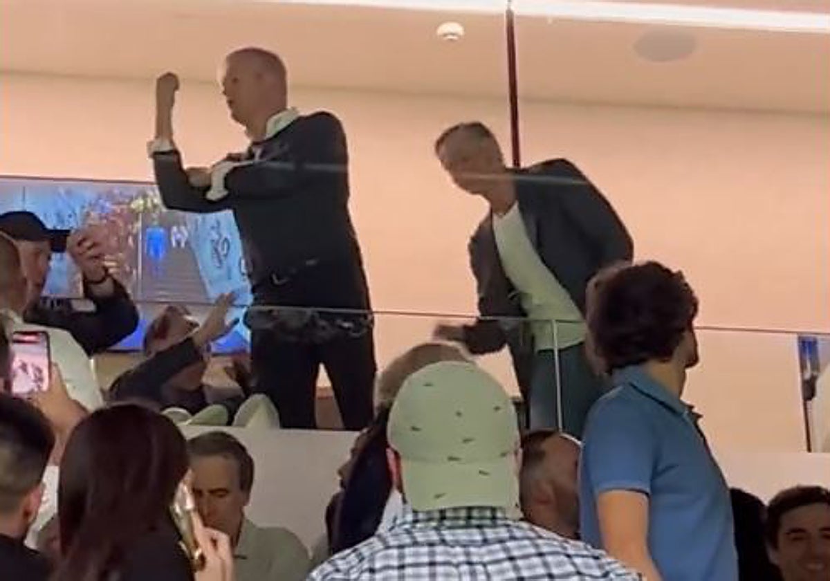 Alf-Inge Haaland se despide entre cortes de mangas del palco en el Bernabéu