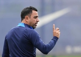 Xavi: «¿Ganar la Liga en Cornellá? Me motiva ganarla, sin más»