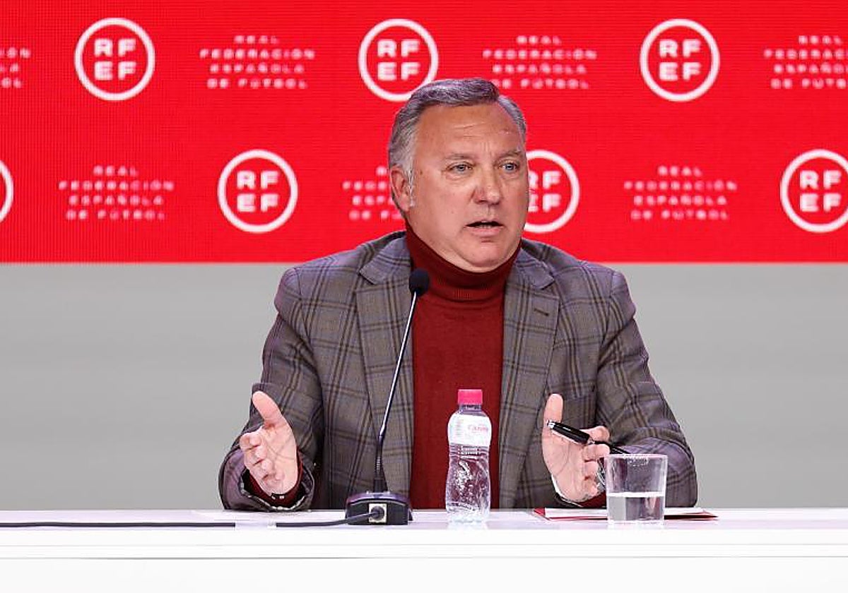 Medina Cantalejo, durante una rueda de prensa, el pasado marzo