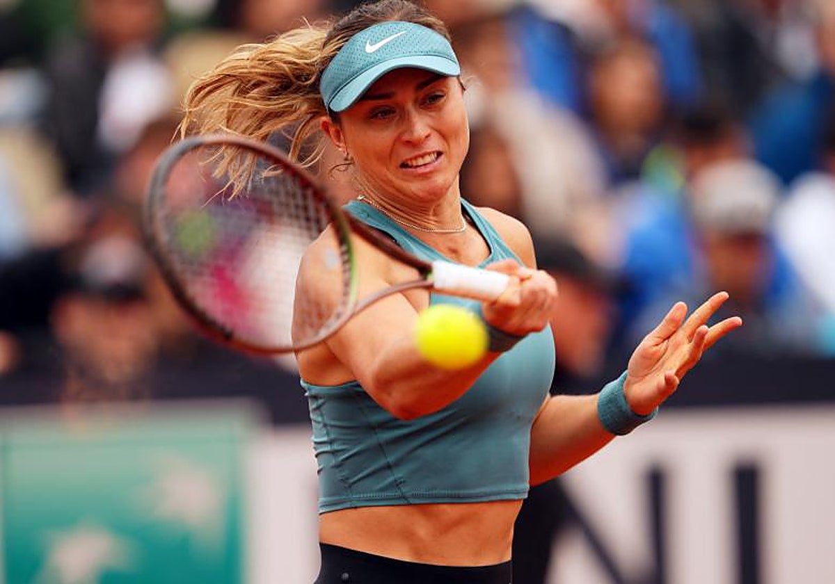 Paula Badosa, durante el partido ante Muchova