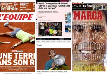 «Una tierra sin rey»: la prensa mundial, impactada ante el anuncio de la retirada de Nadal