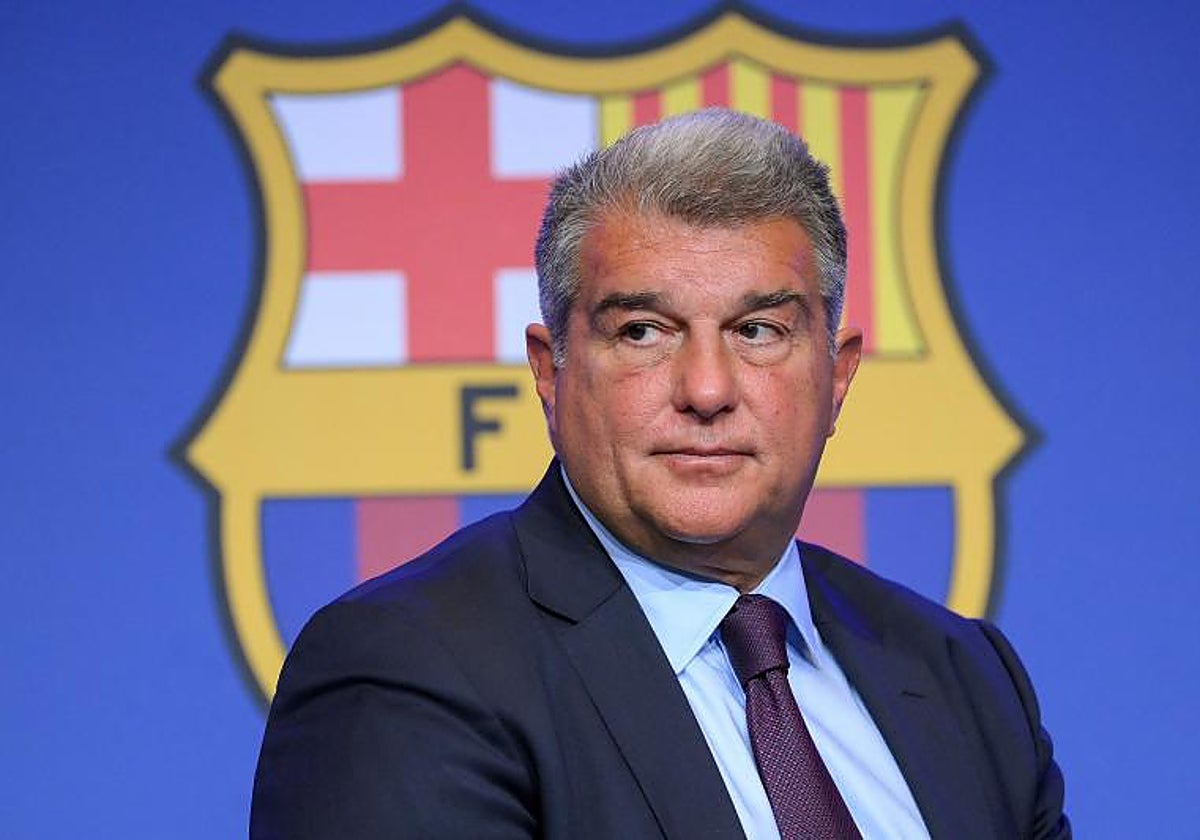 El presidente del Barça, Joan Laporta