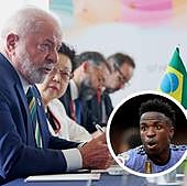 Lula da Silva condena desde el G7 los insultos racistas a Vinicius: «Fue atacado»