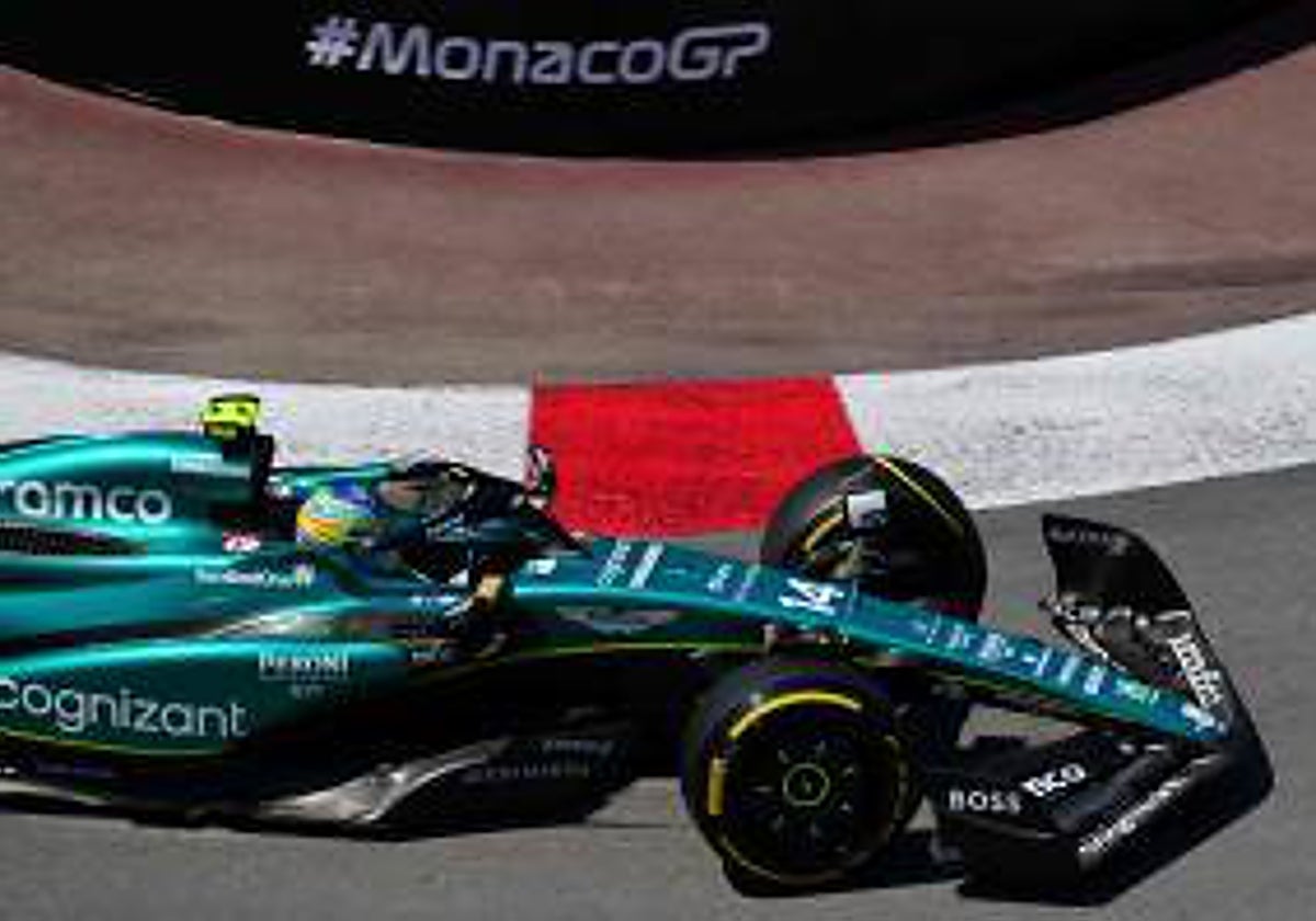 Fernando Alonso, en el circuito de Mónaco