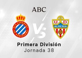 Espanyol - Almería en directo hoy: partido de la Liga Santander, jornada 38