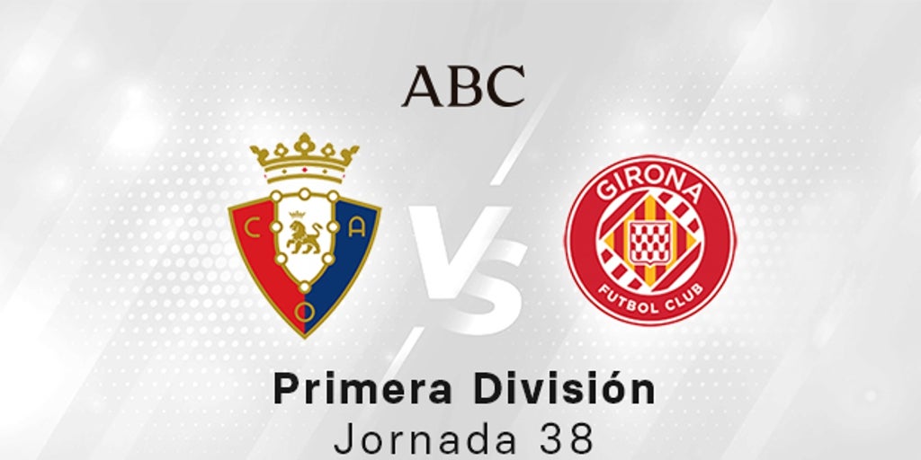 Osasuna - Girona, estadísticas del partido