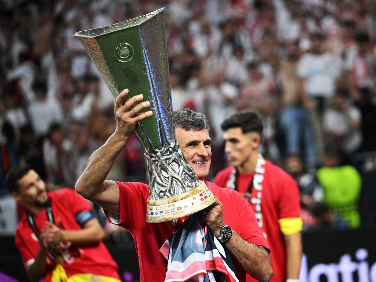 El Sevilla F.C. celebra su séptima Europa League en Budapest