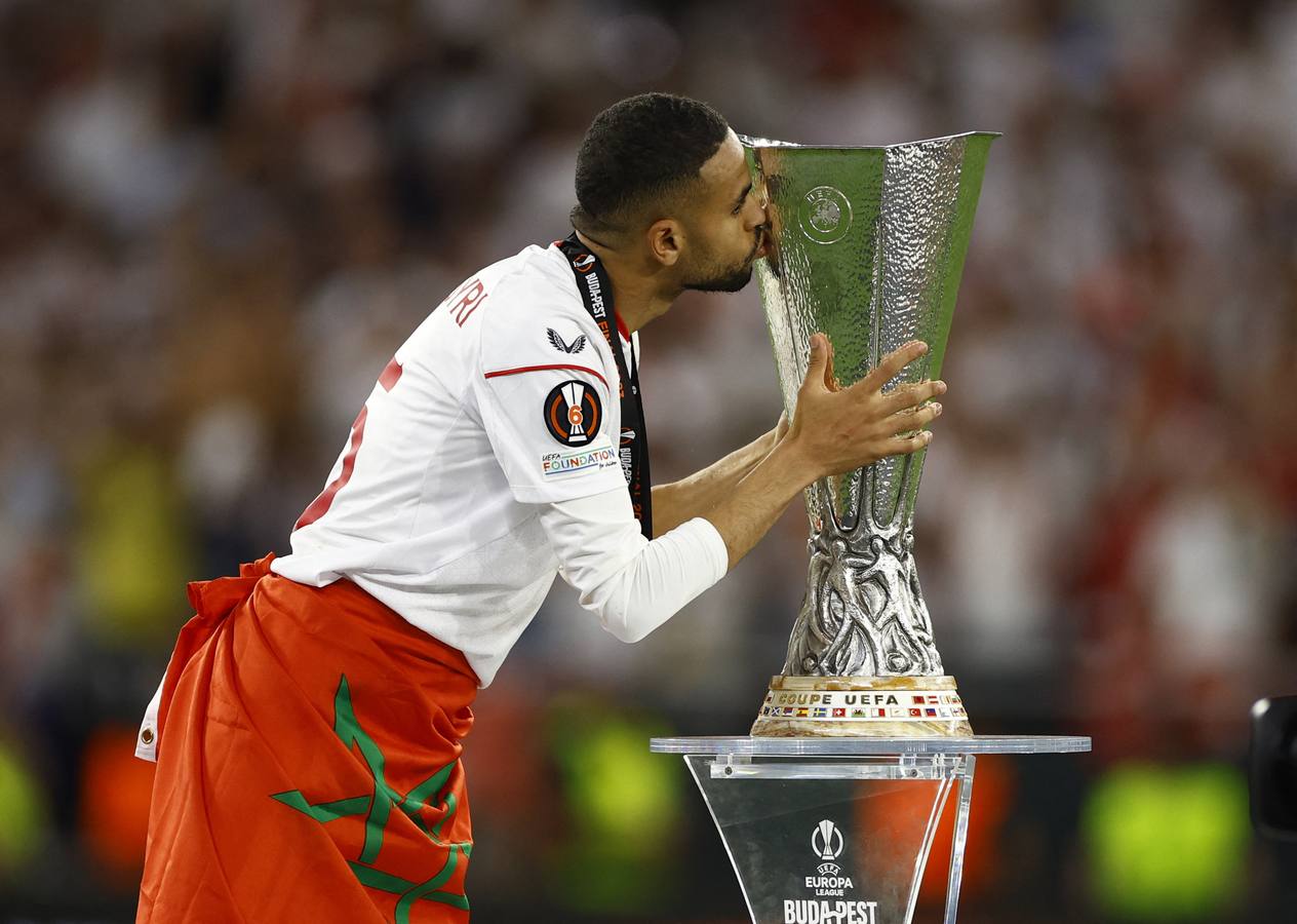 El Sevilla F.C. celebra su séptima Europa League en Budapest