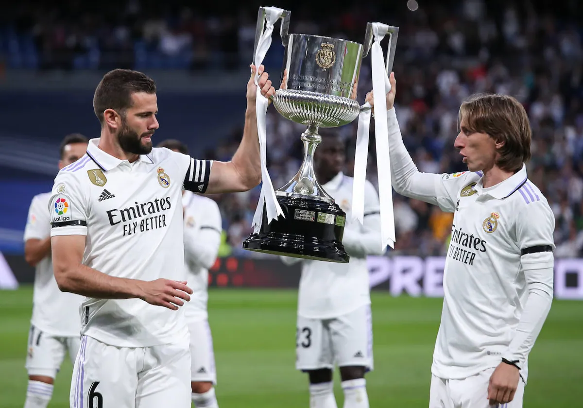 El Real Madrid celebró su último título, la Copa del Rey, en el Bernabéu