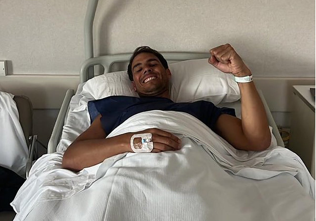 Rafael Nadal, tras la intervención