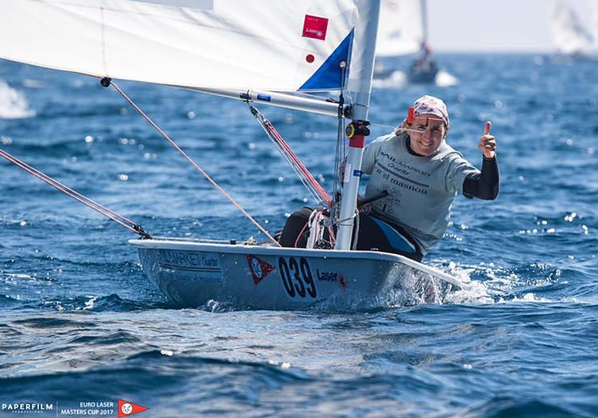 Mónica Azón, dos veces campeona del mundo de vela