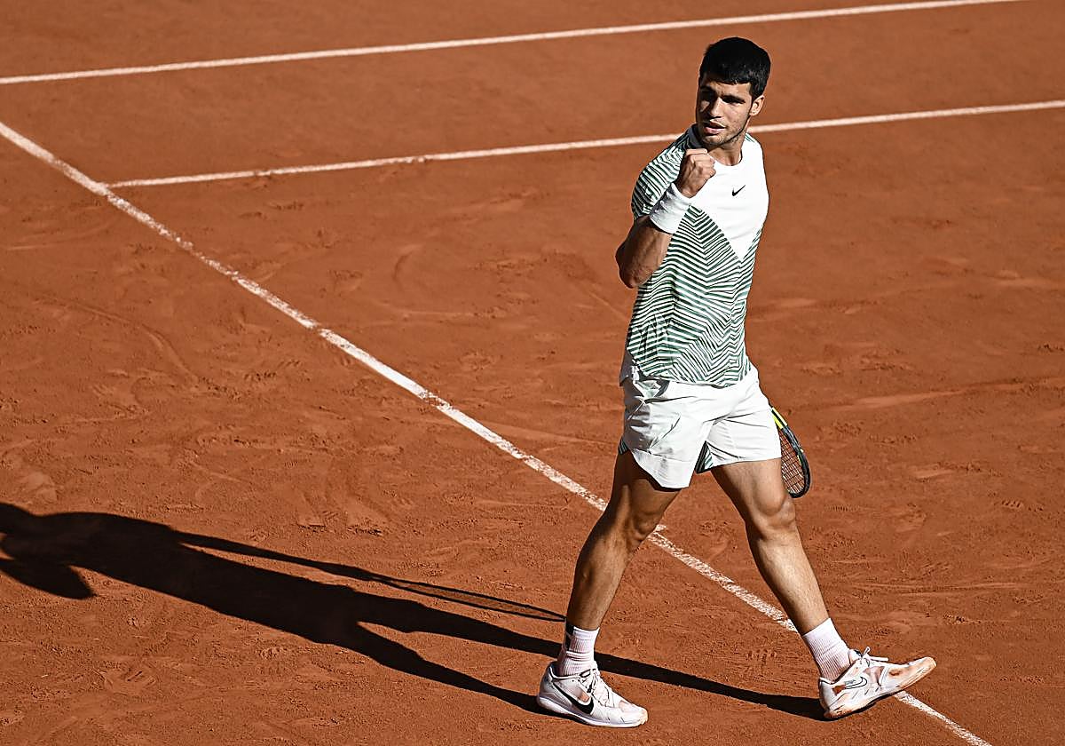 Carlos Alcaraz, tras ganar a Musetti en octavos de final