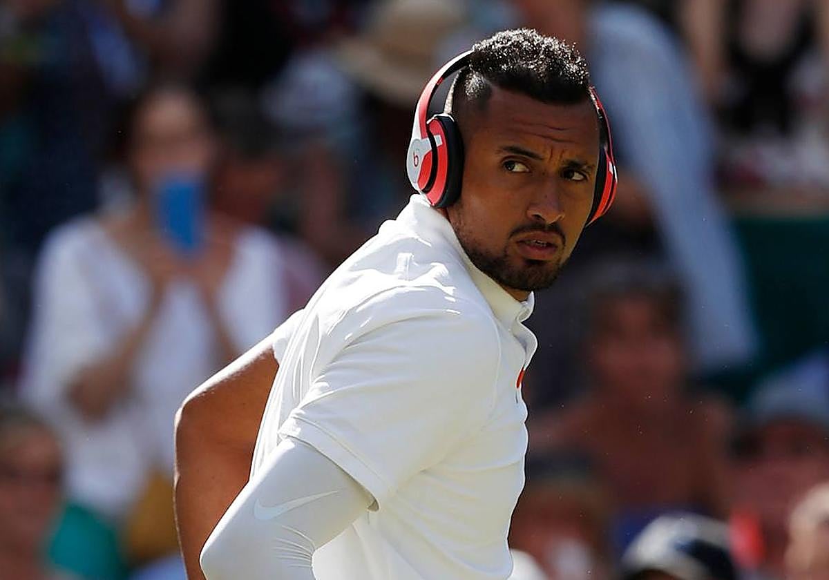 Nick Kyrgios, en Wimbledon 2019