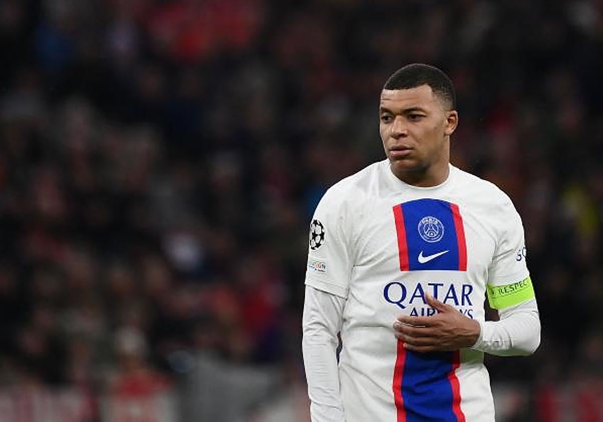 Kylian Mbappé, durante un partido de la Champions League con el Paris Saint-Germain