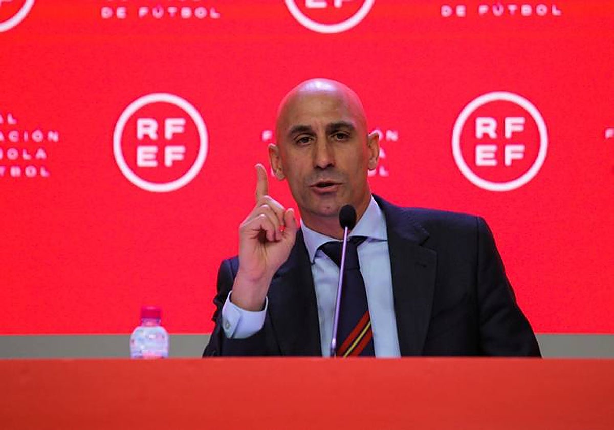 Luis Rubiales, presidente de la RFEF
